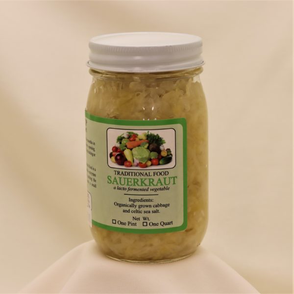 Organic Lacto-Fermented Sauerkraut